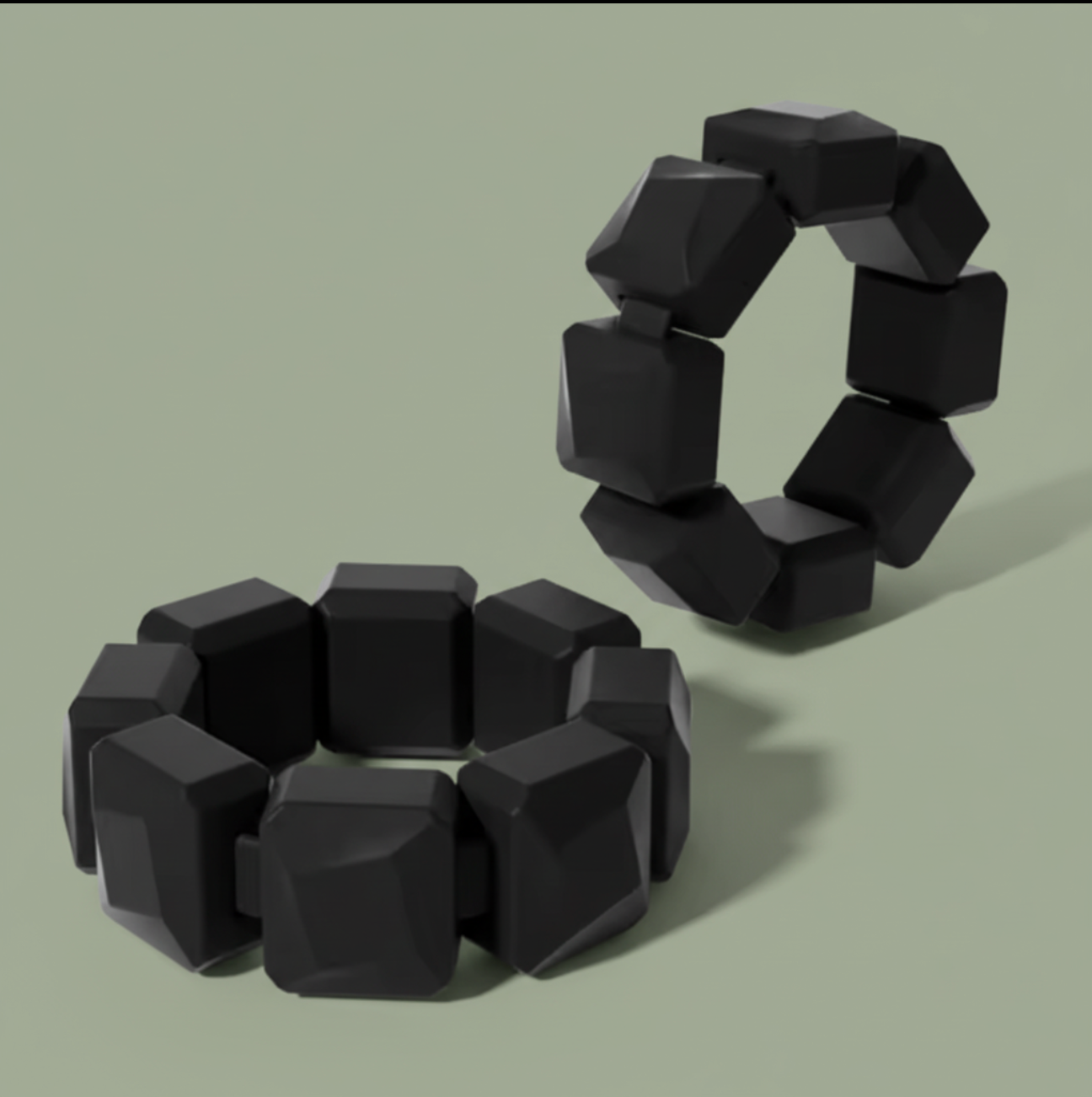 Velura Diamond Sculpt Cuffs