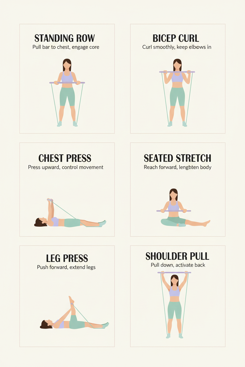 Pilates Bar Exercise Guide